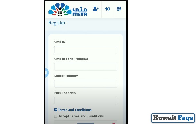 How to Register in META Kuwait Portal