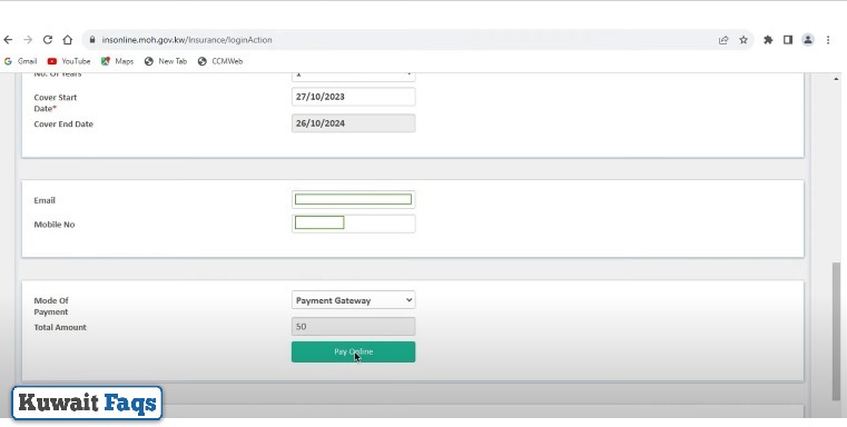 How to Pay Health Insurance in Kuwait