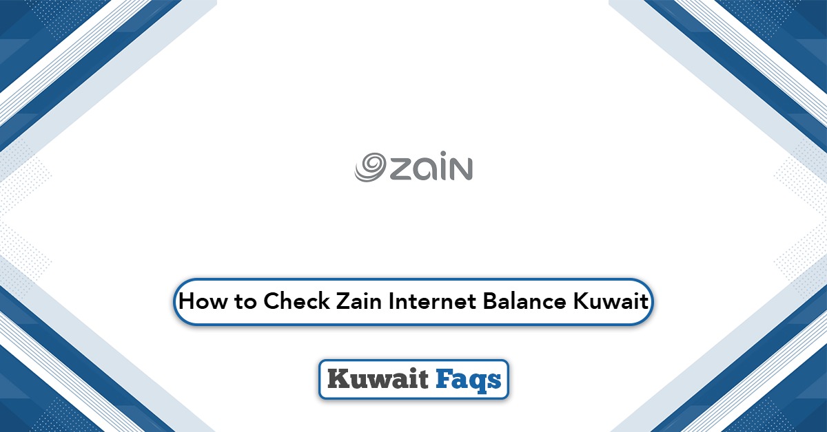 How to Check Zain Internet Balance Kuwait