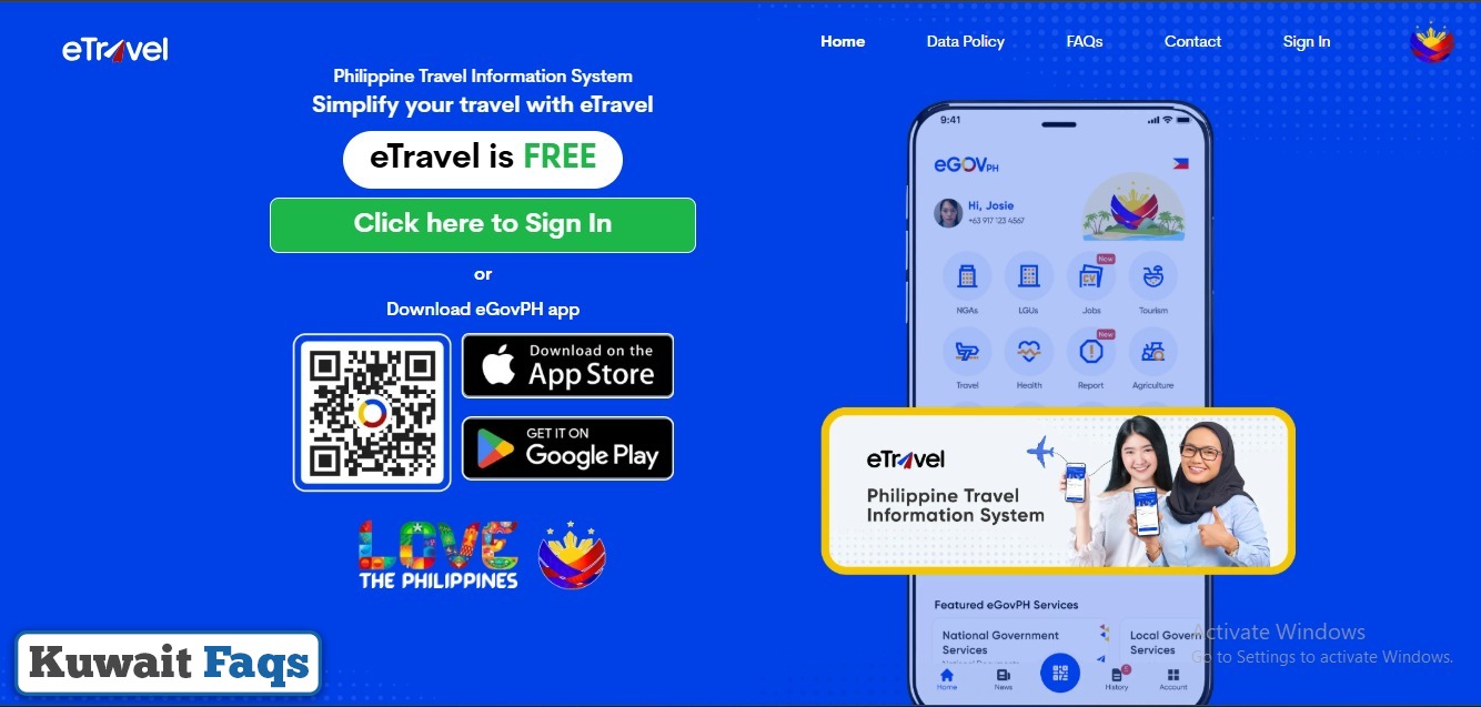 eTravel Registration Philippines