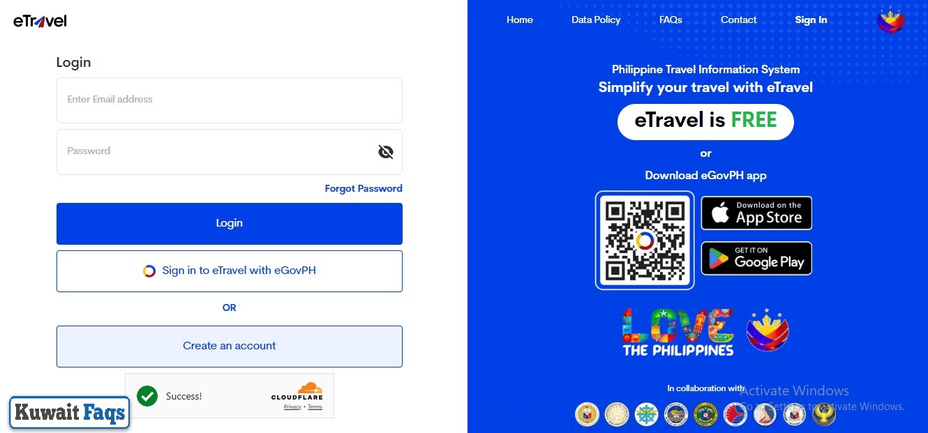 eTravel Registration Philippines
