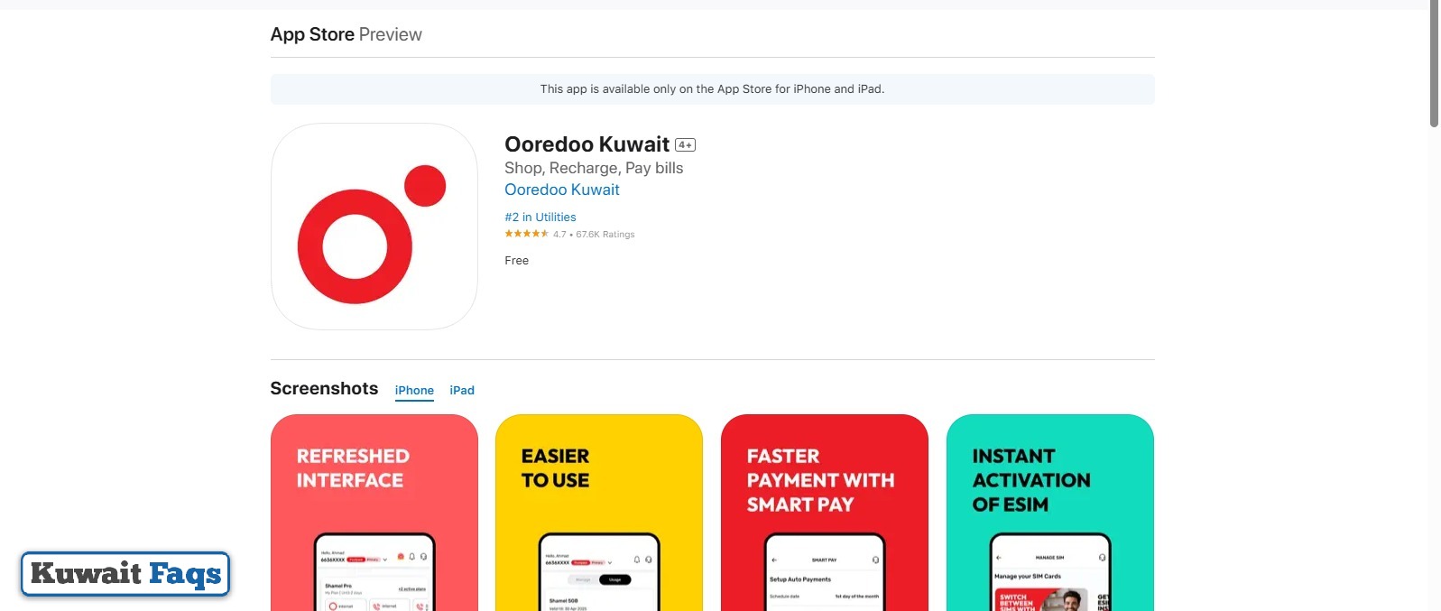 Ooredoo 5KD 500GB Offer